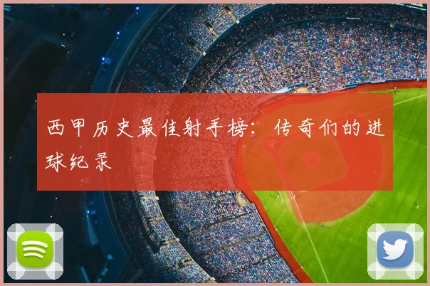 西甲历史最佳射手榜:传奇们的进球纪录